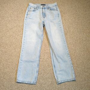 Aeropostale High Rise Baggy Jeans Womens 6 Short Blue Denim Light Wash 90s